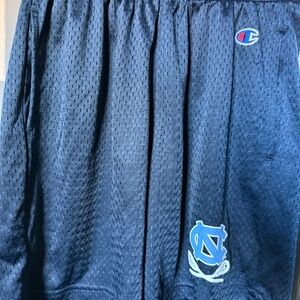 Champion UNC lacrosse shorts
